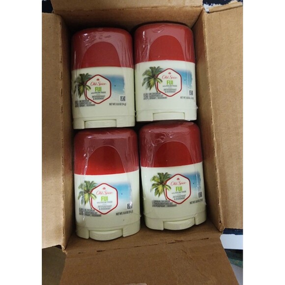 Old Spice Fiji Travel size 0.5oz deodorant 24 pieces Palm tree plus coconut New - Picture 1 of 2